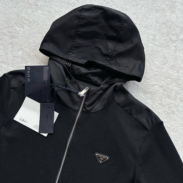 すぐ届くプラダ n級品 Re Nylon ギャバジンxウール ジャケット puk78187